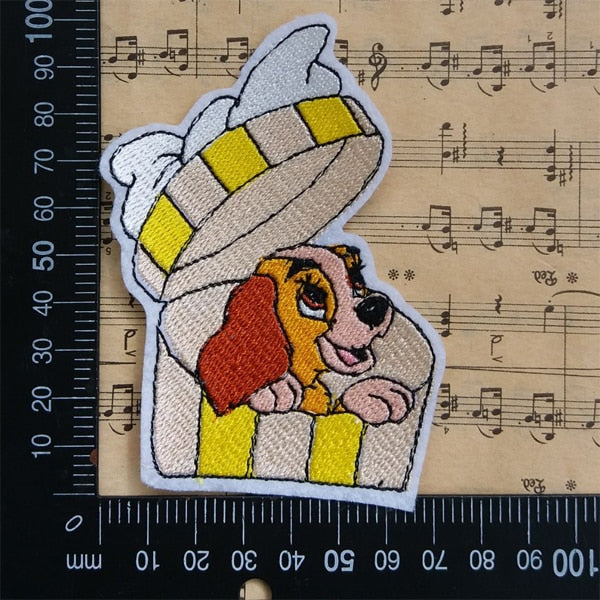 Lady and the Tramp 'Lady | Surprised' Embroidered Patch