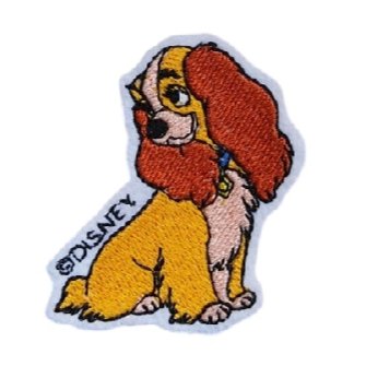 Lady and the Tramp 'Lady | Waiting' Embroidered Patch