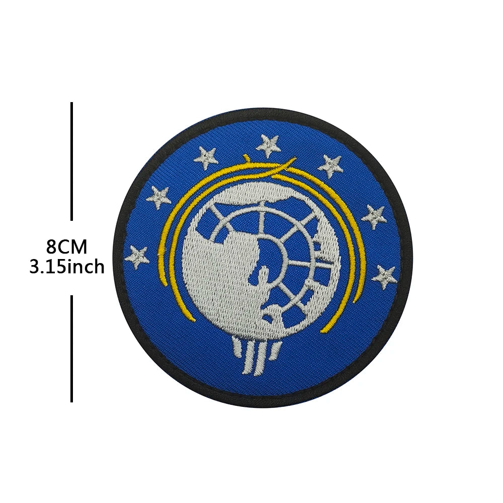 Helldivers 'Flag of Super Earth'  Embroidered Velcro Patch