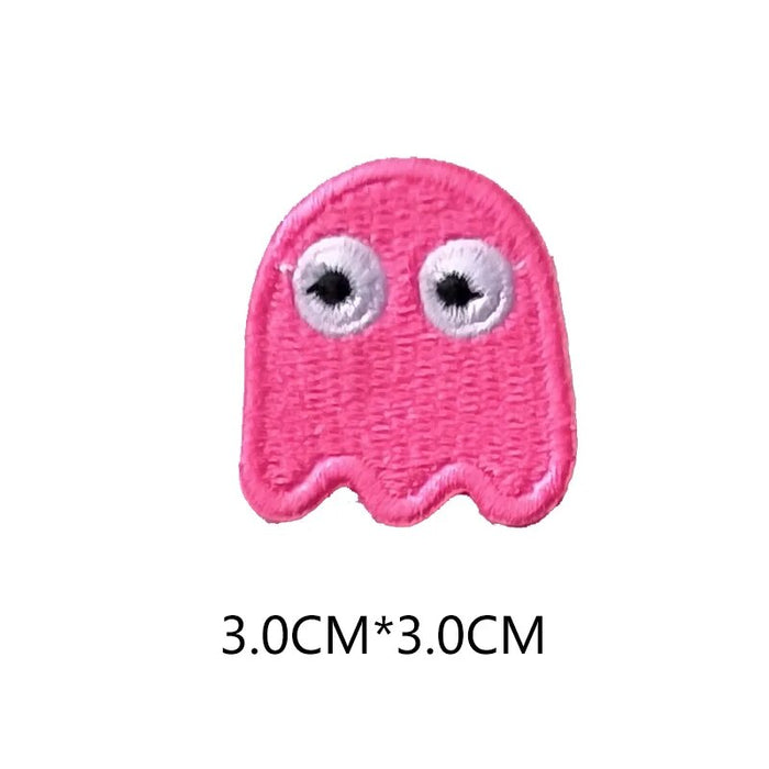Pac-Man 'Pinky Ghost' Embroidered Patch