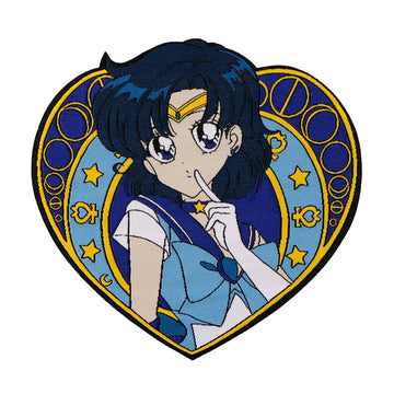 Sailor Moon 'Sailor Mercury | Heart Portrait' Embroidered Patch