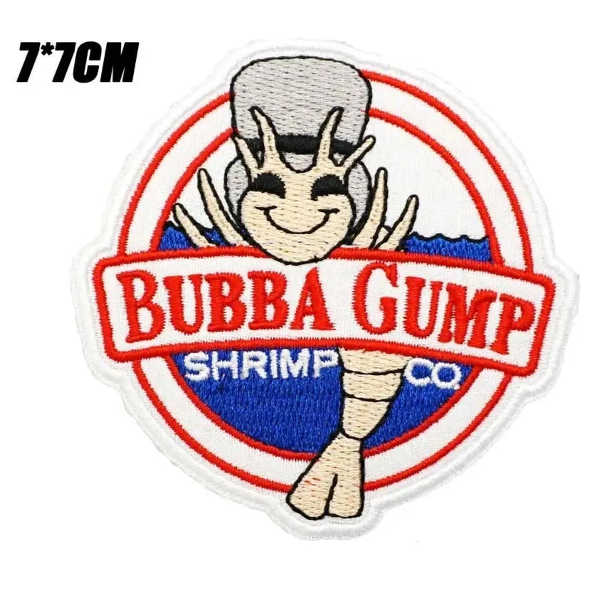 Cool 'Bubba Gump Shrimp Co. Logo | Round' Embroidered Patch – Little ...