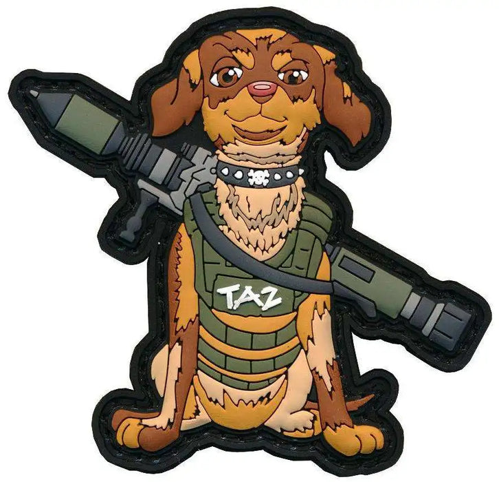 Tactical Dog 'Rocket Launcher' PVC Rubber Velcro Patch