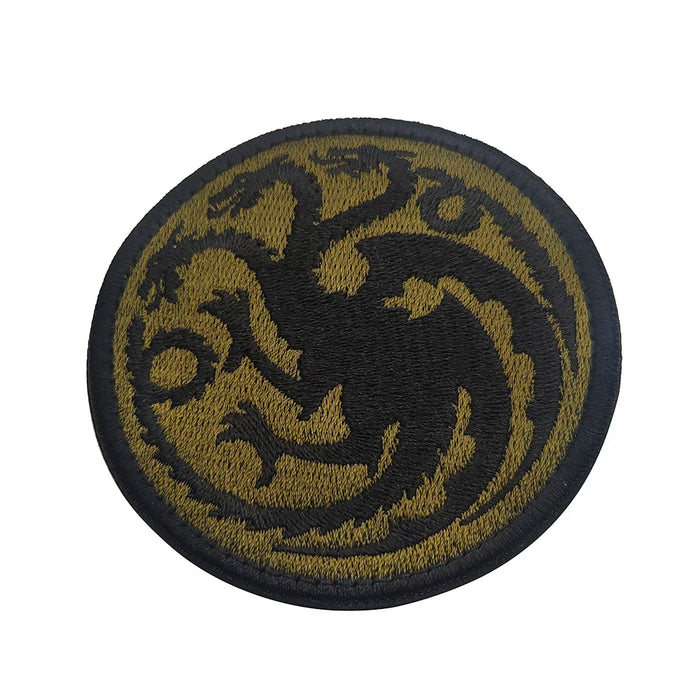 Game of Thrones 'House Targaryen Logo' Embroidered Velcro Patch