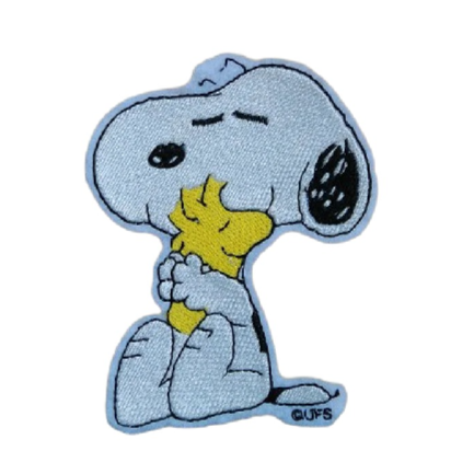 The Peanuts Movie 'Snoopy Hugging Woodstock' Embroidered Patch