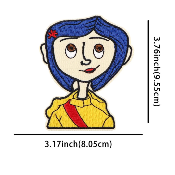 Coraline 'Coraline Jones | Thinking' Embroidered Patch