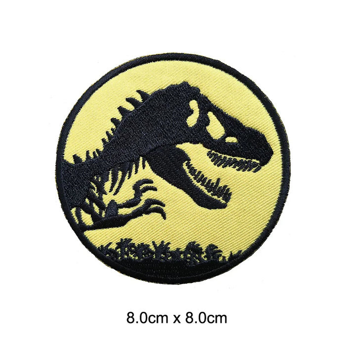 Jurassic Park 'Logo | Round' Embroidered Patch
