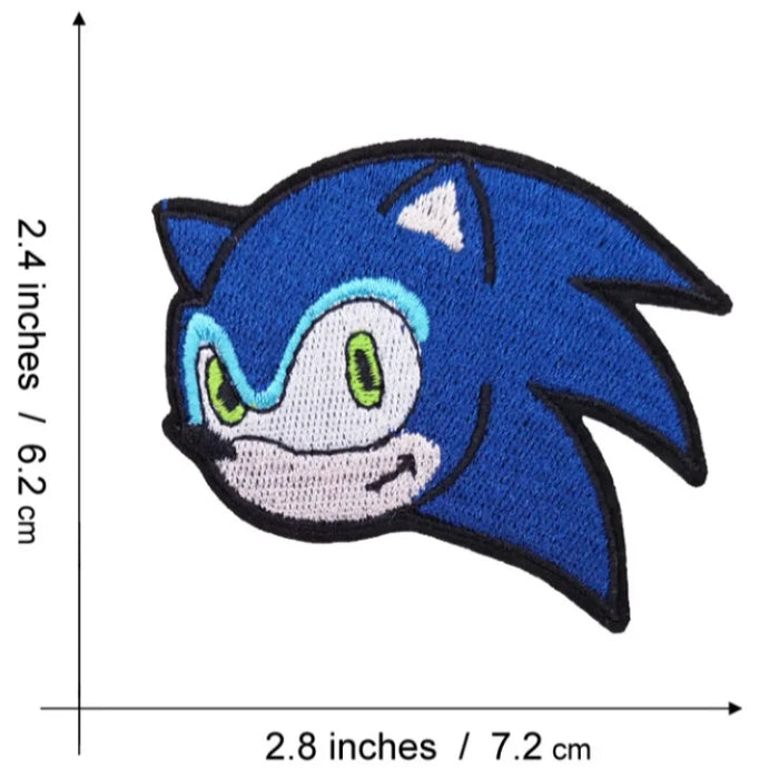 Sonic the Hedgehog 'Sonic | Head' Embroidered Patch