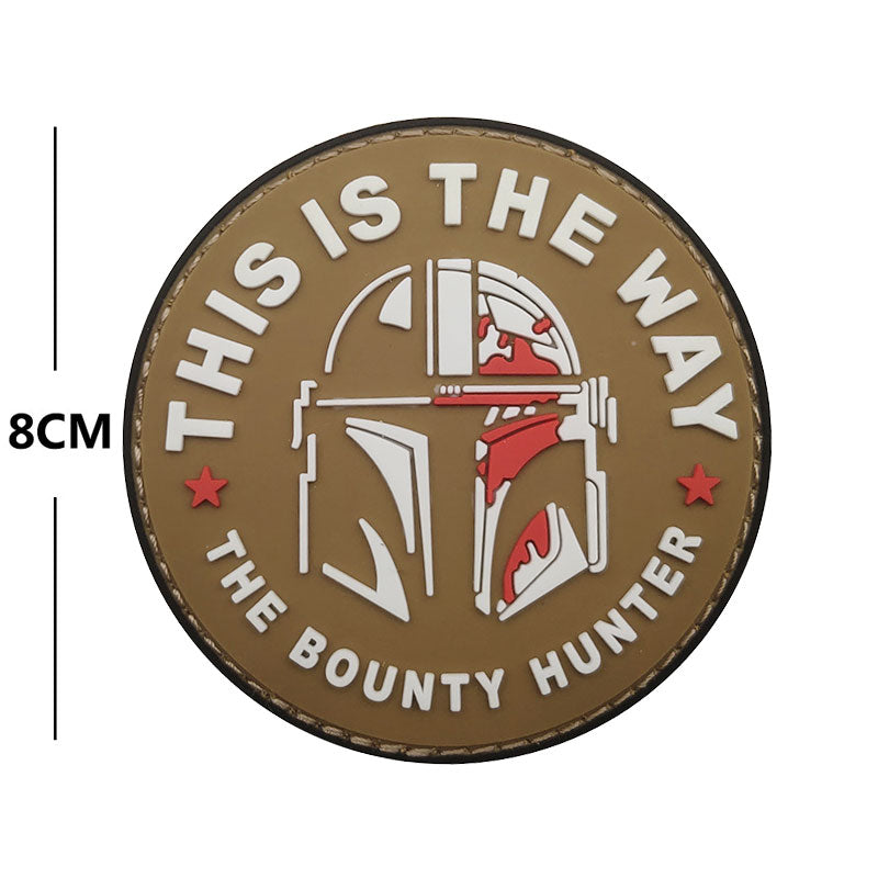 Empire and Rebellion 'This Is The Way | The Bounty Hunter | 2.0' PVC Rubber Velcro Patch