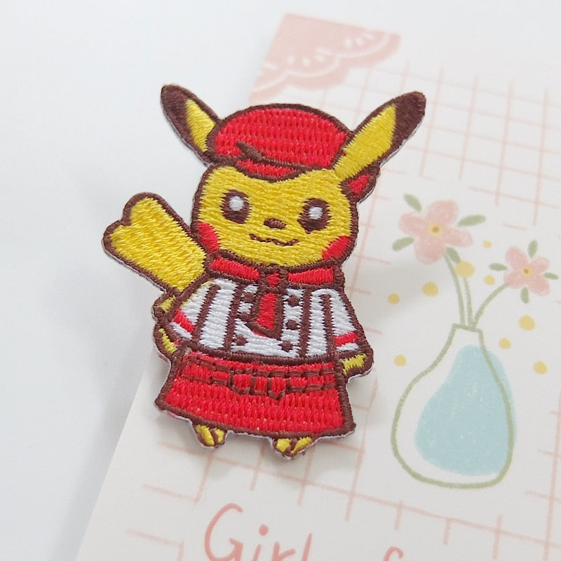 Pocket Monster 'Pikachu | Waitress Costume' Embroidered Patch