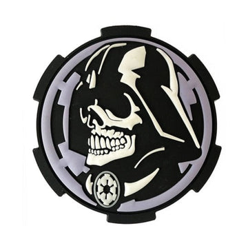 Empire and Rebellion 'Empire and Rebellion Skull | Luminous | 1.0' PVC Rubber Velcro Patch