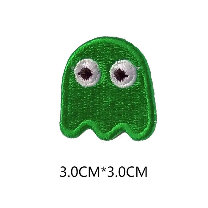 Pac-Man 'Funky Ghost' Embroidered Patch