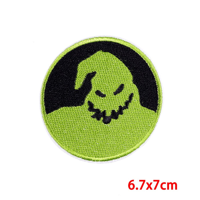 The Nightmare Before Christmas 'Oogie Boogie | Round' Embroidered Patch