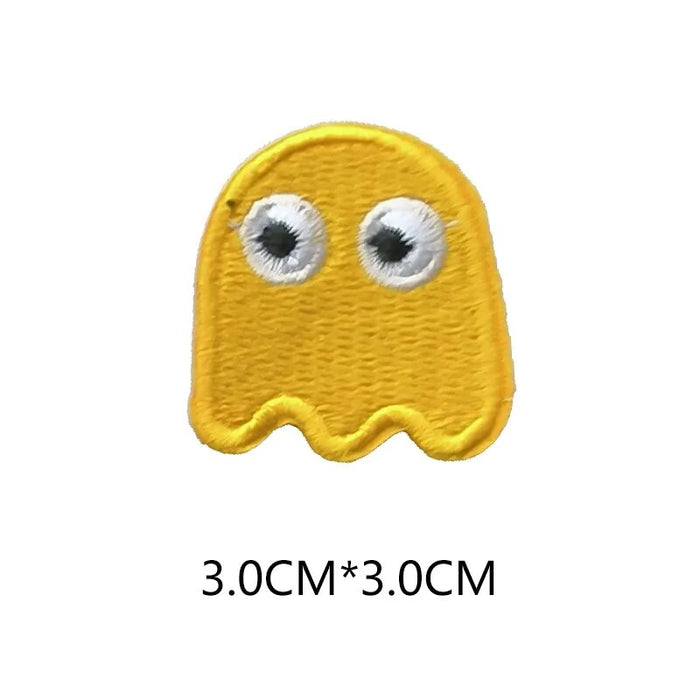 Pac-Man 'Clyde Ghost' Embroidered Patch