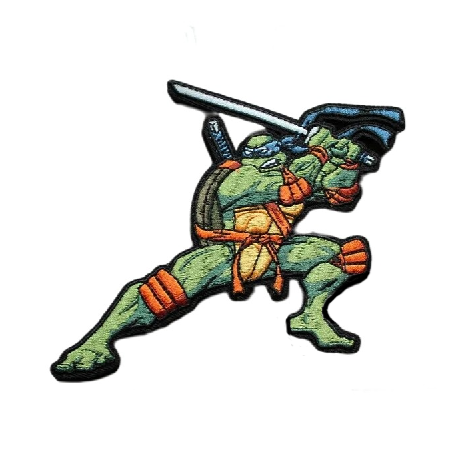 Teenage Mutant Ninja Turtles 'Leonardo | Posing' Embroidered Velcro Patch