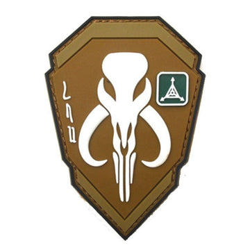 Empire and Rebellion 'Empire and Rebellion Bantha Skull | 2.0' PVC Rubber Velcro Patch