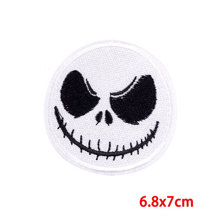 The Nightmare Before Christmas 'Jack Skellington | Face' Embroidered Patch