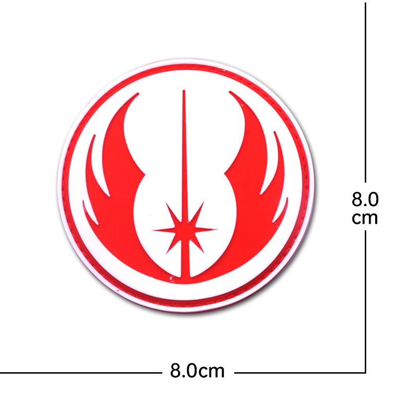 Empire and Rebellion 'Jedi Order Symbol | 1.0' PVC Rubber Velcro Patch