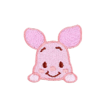 Winnie the Pooh 'Piglet | Peeking' Embroidered Patch