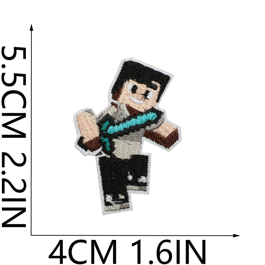 Minecraft 'Efe | Holding Sword' Embroidered Patch