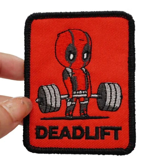 Deadpool 'Deadlift' Embroidered Patch