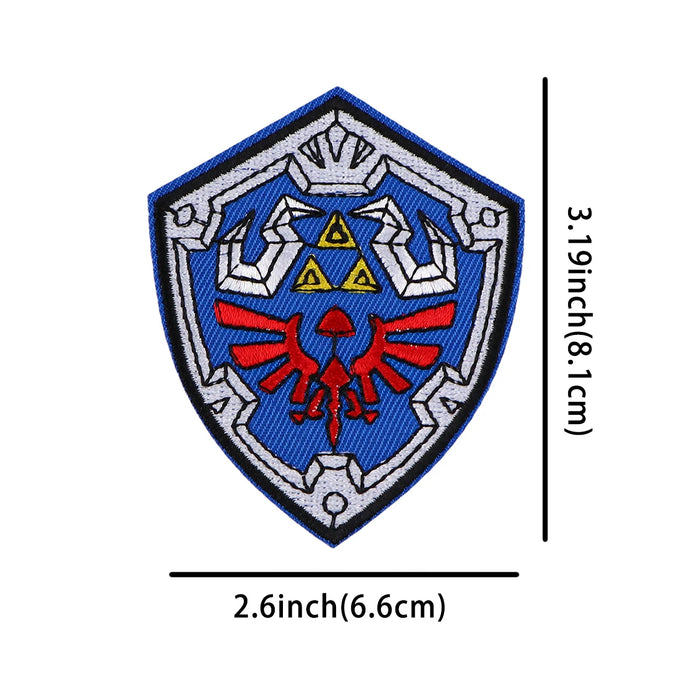 The Legend of Zelda 'Hylian Shield | 1.0' Embroidered Patch
