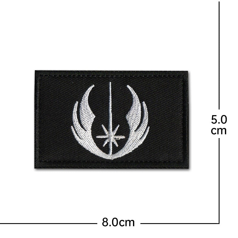 Empire and Rebellion 'Jedi Order Symbol 2.0' Embroidered Velcro Patch