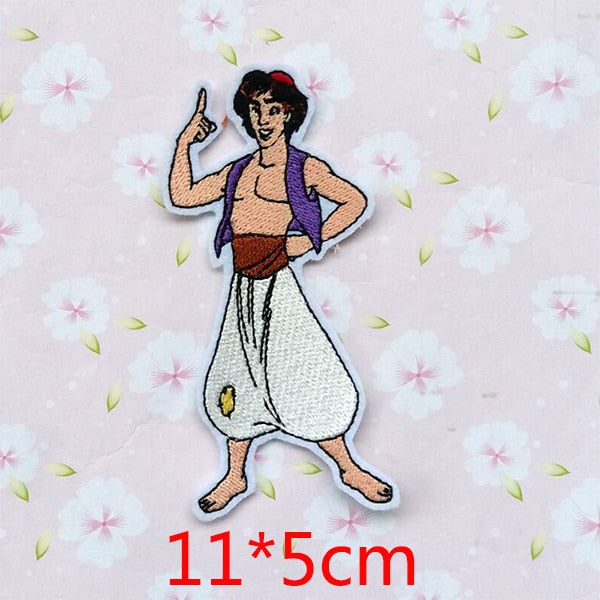 Aladdin 'Pointing' Embroidered Patch