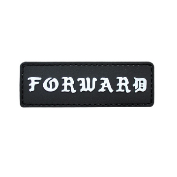 Cool 'Forward' PVC Rubber Velcro Patch
