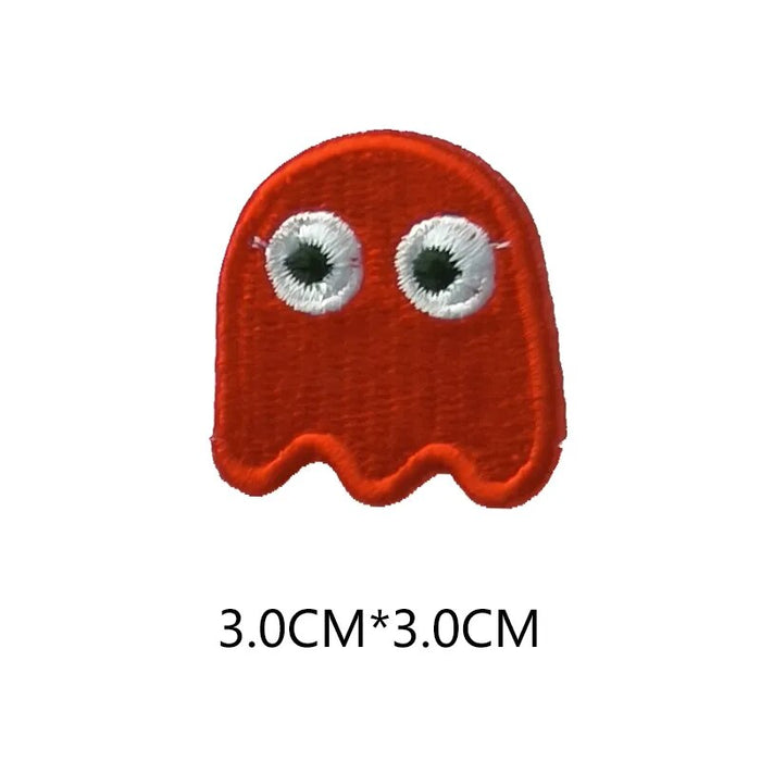 Pac-Man 'Blinky Ghost' Embroidered Patch