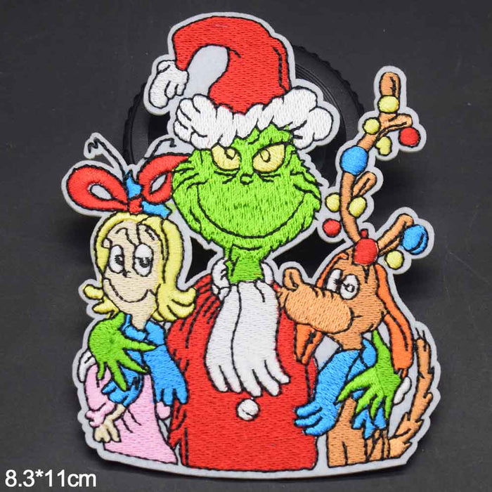 The Grinch 'Cindy Lou Who | Grinch | Max' Embroidered Patch