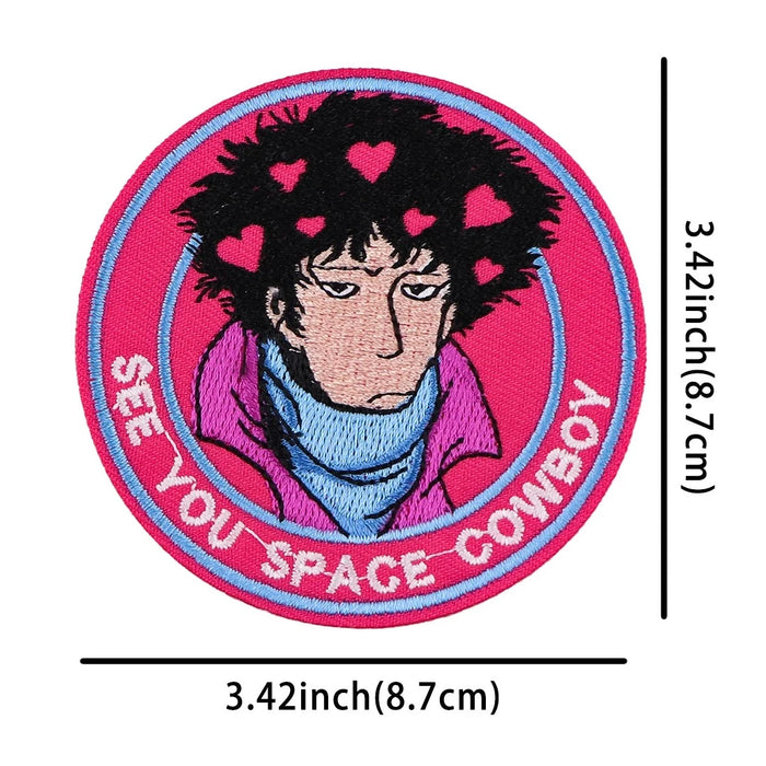 Cowboy Bebop 'Spike | See You Space Cowboy' Embroidered Patch