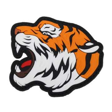 Roaring Tiger 'Side View | Luminous' PVC Rubber Velcro Patch