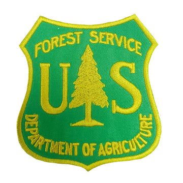 Emblem 'U.S. Forest Service' Embroidered Velcro Patch