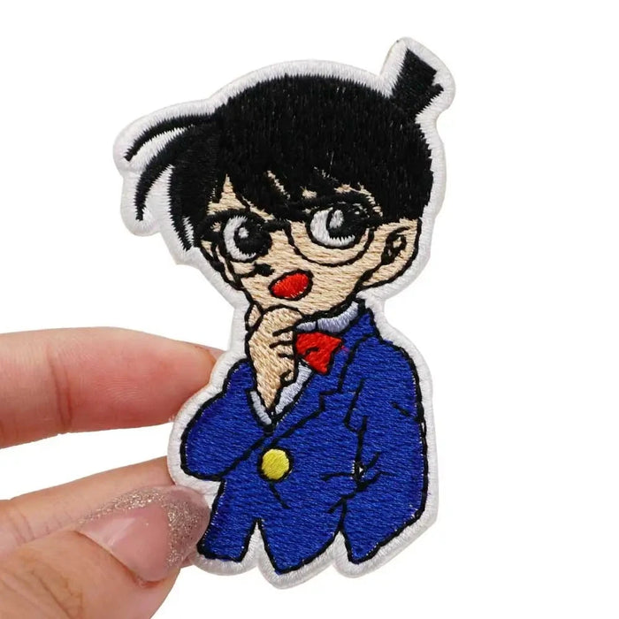 Detective Conan 'Wondering' Embroidered Velcro Patch