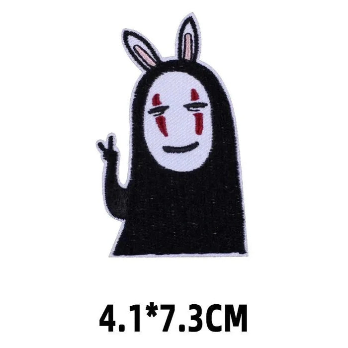 Spirited Away 'No-Face | Bunny Ears' Embroidered Patch