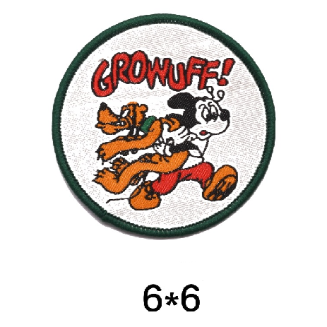 Mickey Mouse 'Mickey and Pluto | Growuff!' Embroidered Patch