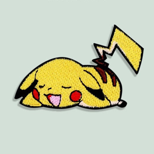 Pocket Monster 'Pikachu | Sleeping | 1.0' Embroidered Patch