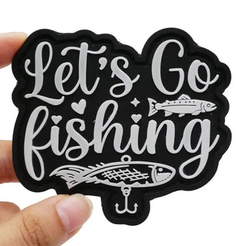 Let's Go Fishing PVC Rubber Patch