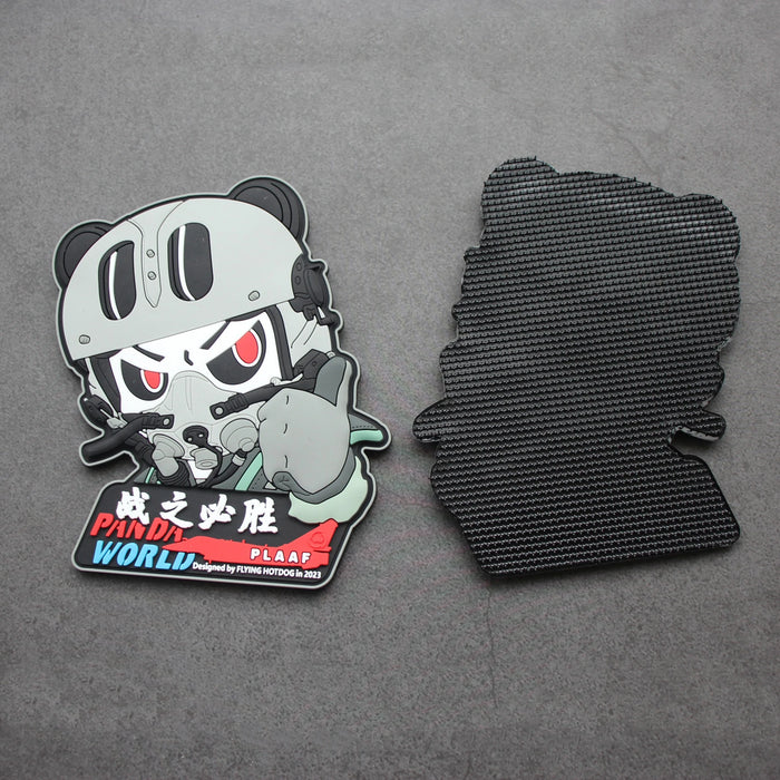 Tactical Panda 'Pilot Fighter' PVC Rubber Velcro Patch