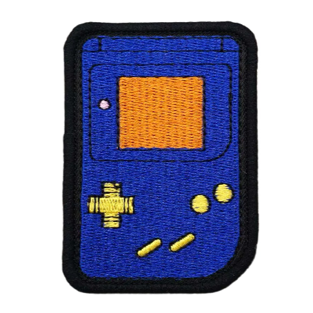Classic Handy Game ‘Gameboy’ Embroidered Velcro Patch