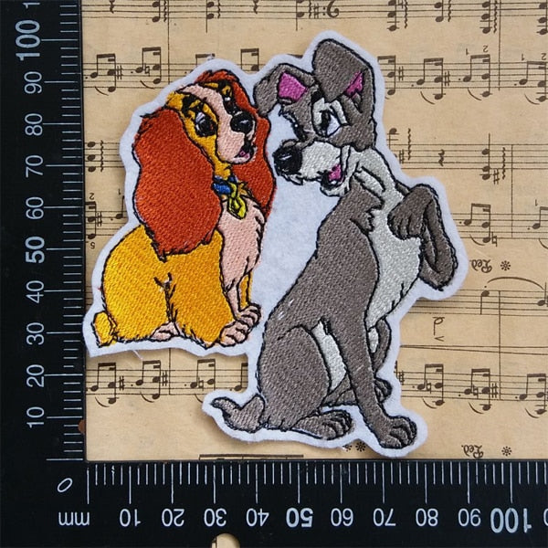 Lady and the Tramp 'Talking' Embroidered Patch