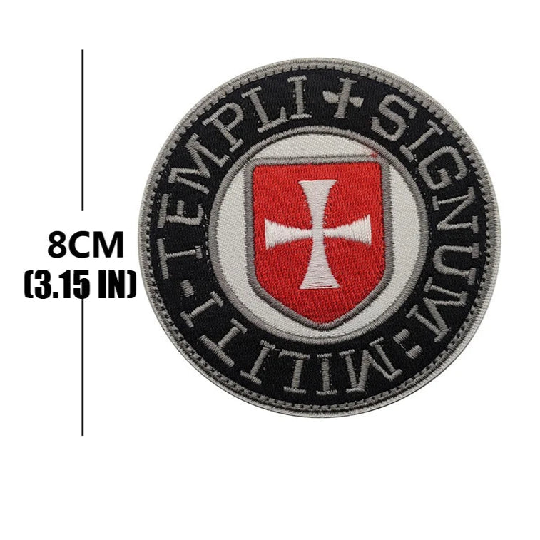 Empire and Rebellion 'Templi Signum Militi' Embroidered Velcro Patch