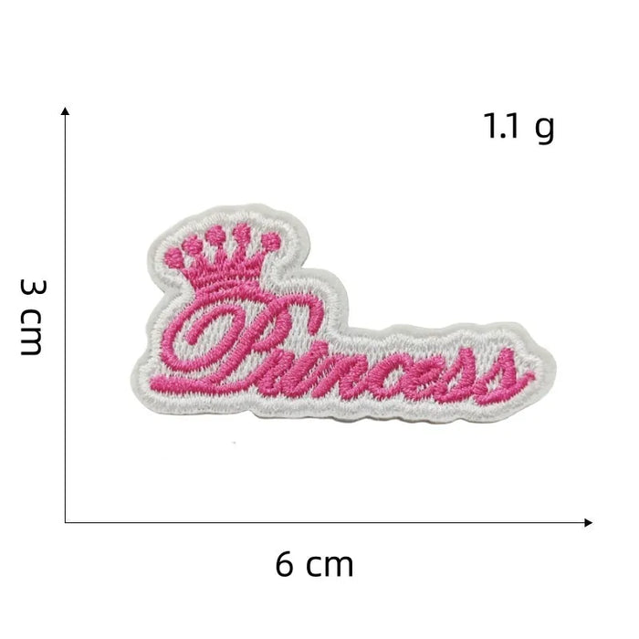 Barbie 'Princess | Crown' Embroidered Patch