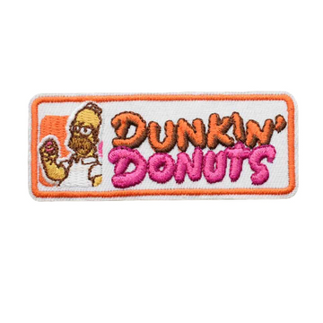 Springfield 'Bart Holding Donut | Dunkin' Dounts' Embroidered Patch