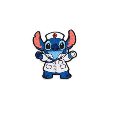 Stitch 'Doctor Monster | Holding Stethoscope' Embroidered Patch