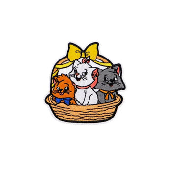 The Aristocats ‘Marie and Pals | Yellow Bow Basket’ Embroidered Patch