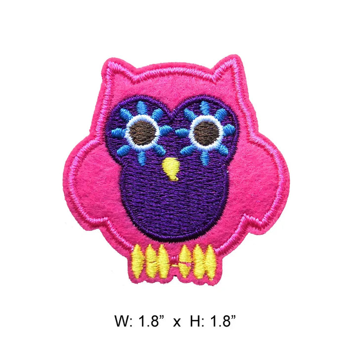 Cute Owl 'Sunny Eyes' Embroidered Patch