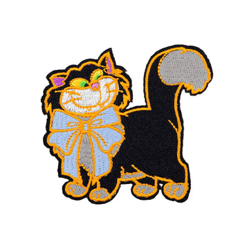 Glass Slipper 'Lucifer | Big Ribbon' Embroidered Patch