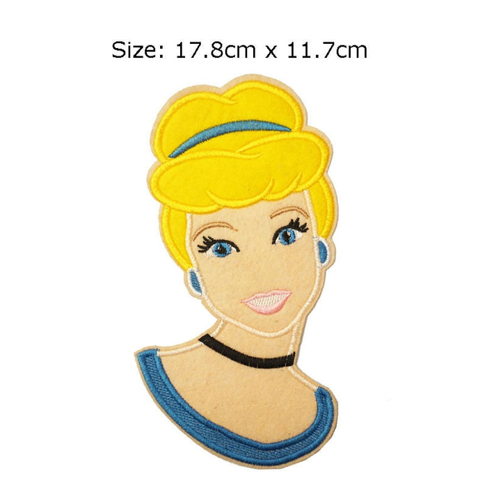 Cinderella 'Head' Embroidered Patch